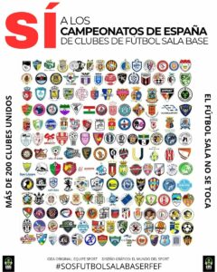 🚩 SÍ A LOS CAMPEONATOS DE ESPAÑA DE CLUBES DE FÚTBOL SALA BASE 🚩 El Fútbol Sala NO se t…