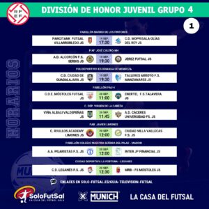 El JUVENIL División de Honor disputa mañana Sábado el primer…